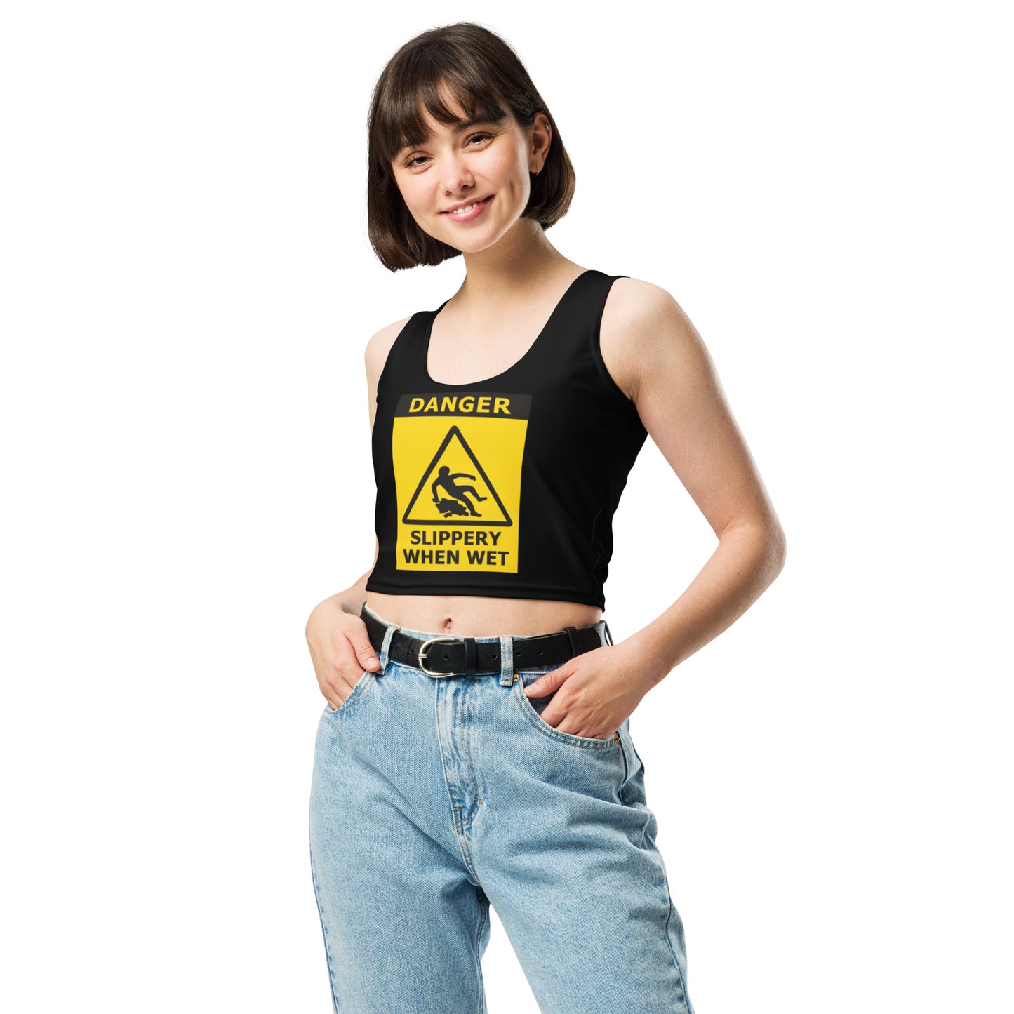 Slippery When Wet Crop Top