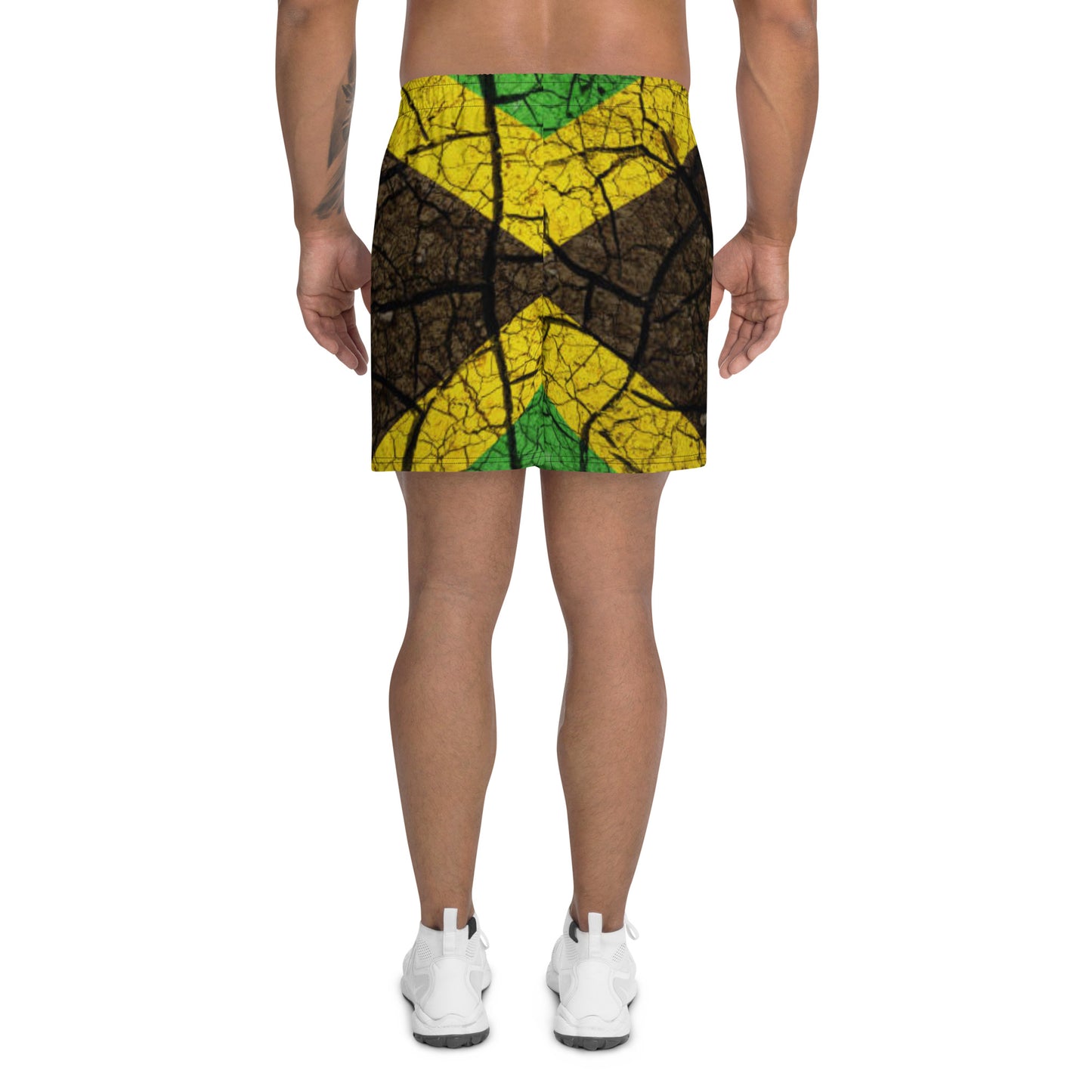 Jamaican Flag Men's Athletic Shorts