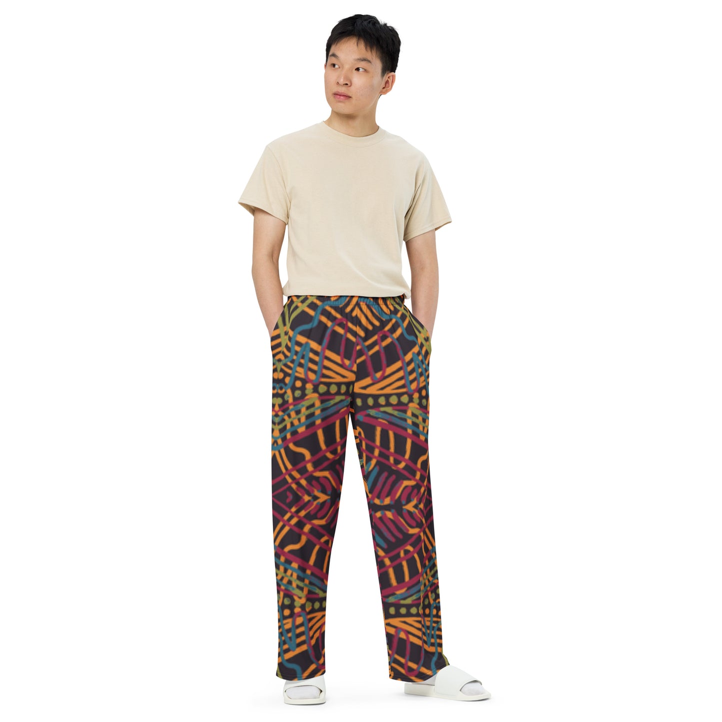Roots Unisex Wide-leg Pants