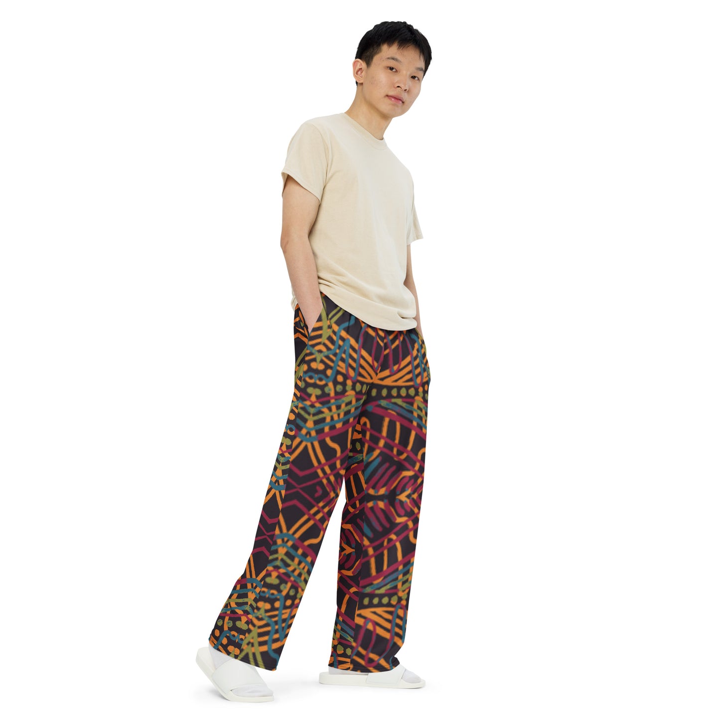 Roots Unisex Wide-leg Pants