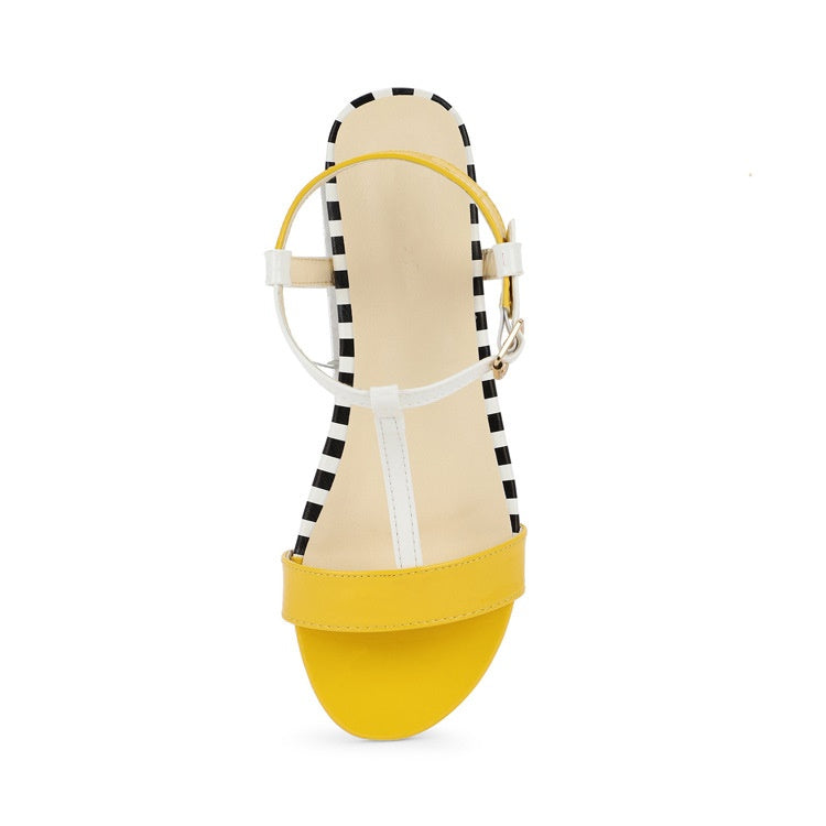 Yellow Flat Sandals