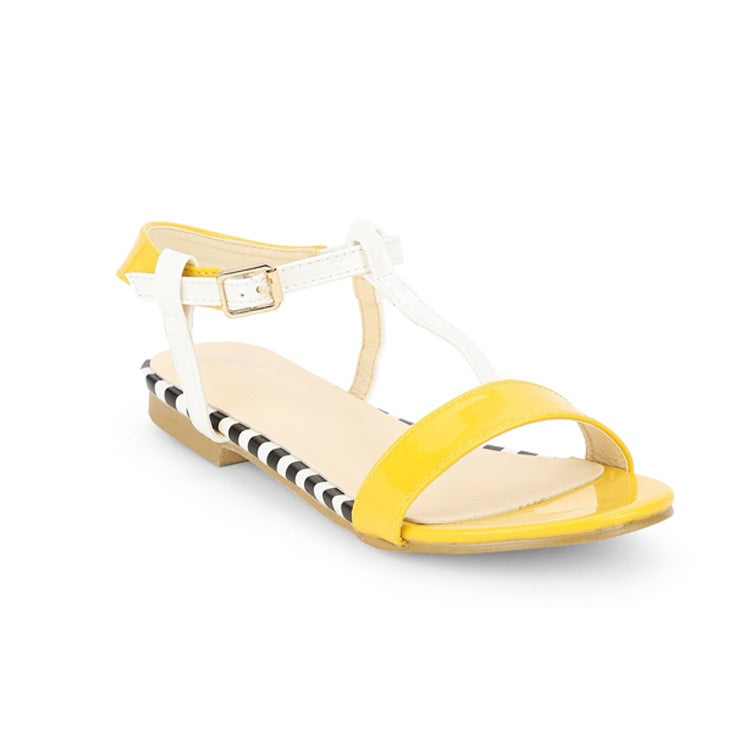 Yellow Flat Sandals