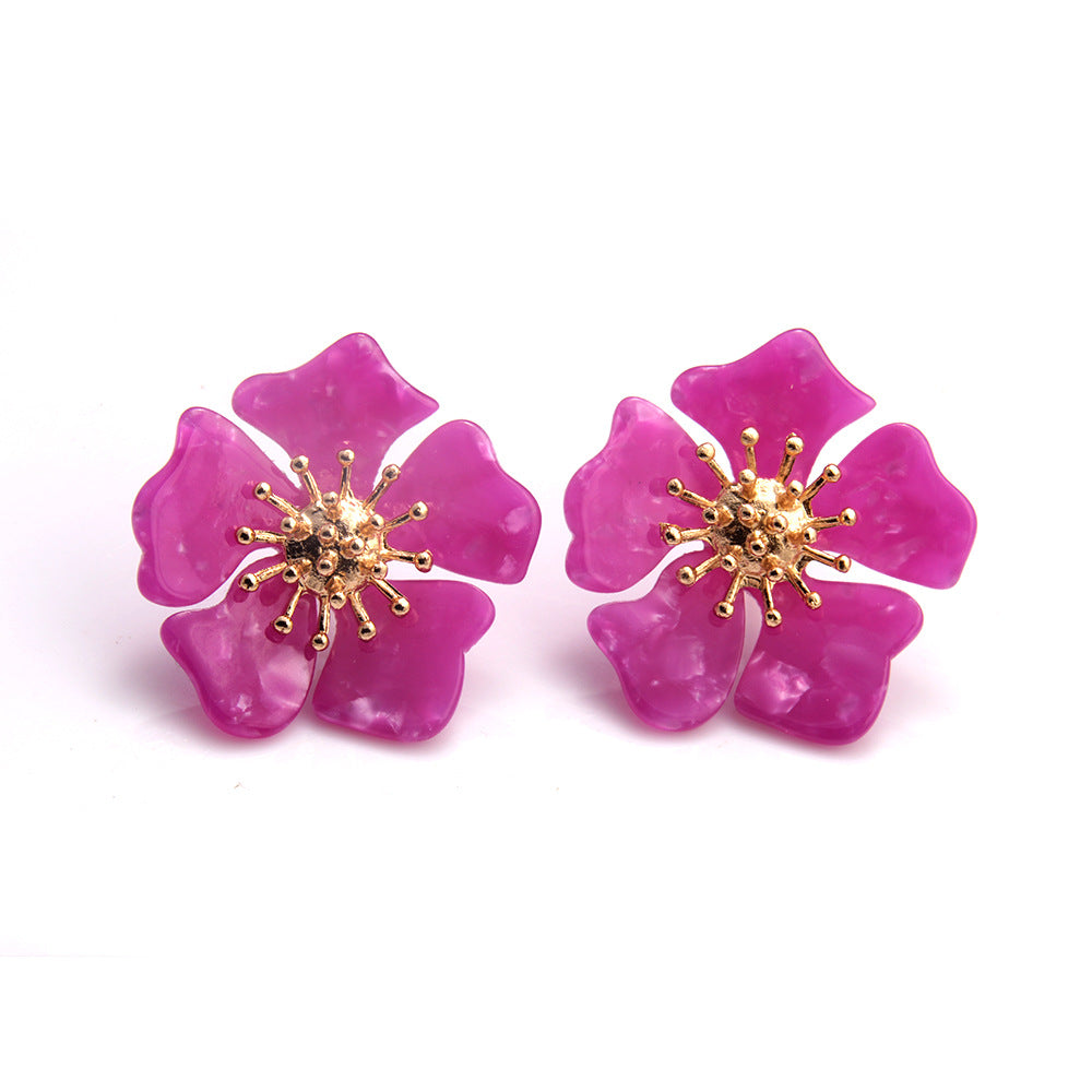 Flower earrings