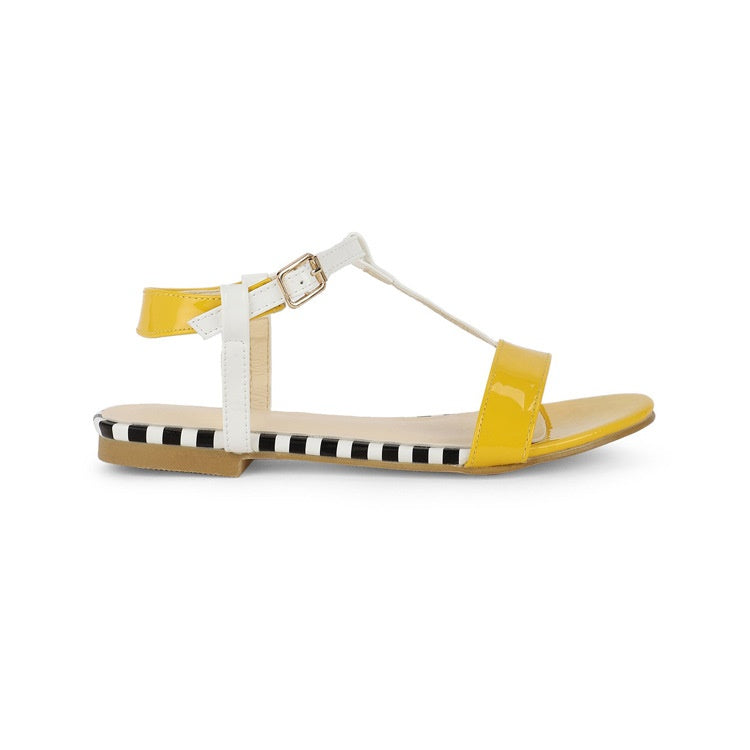 Yellow Flat Sandals