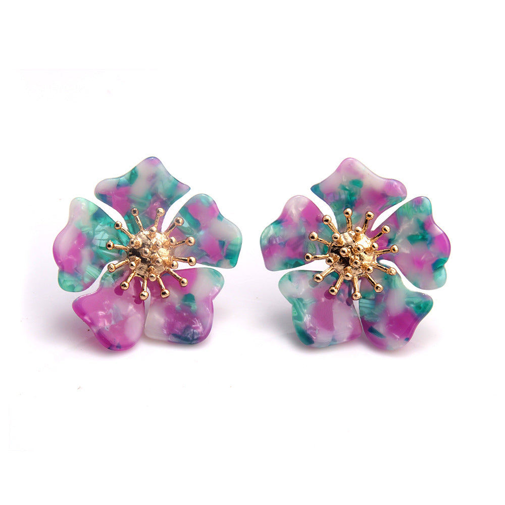 Flower earrings