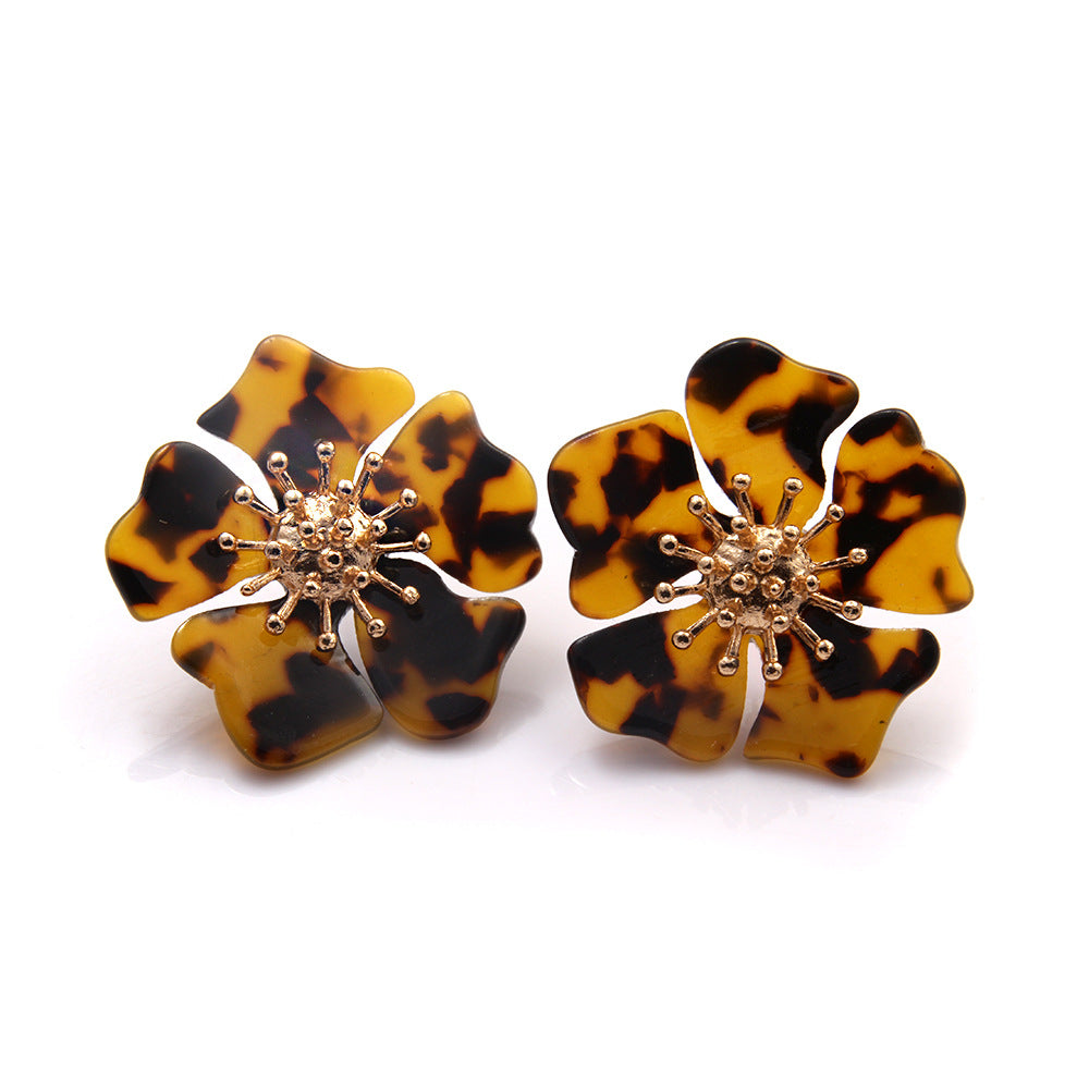 Flower earrings