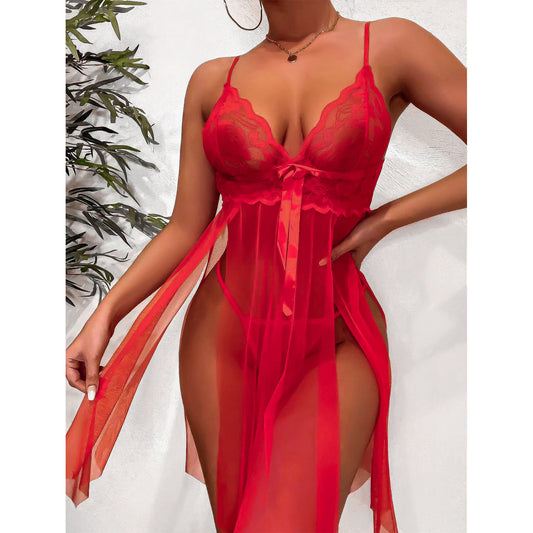 Red Women's Lace Lingerie