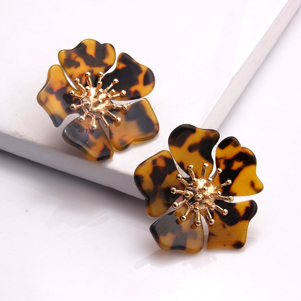 Flower earrings