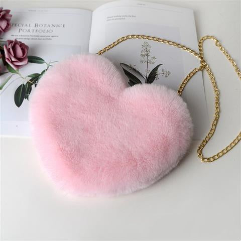 Plush Love Chain Shoulder Bags For Women