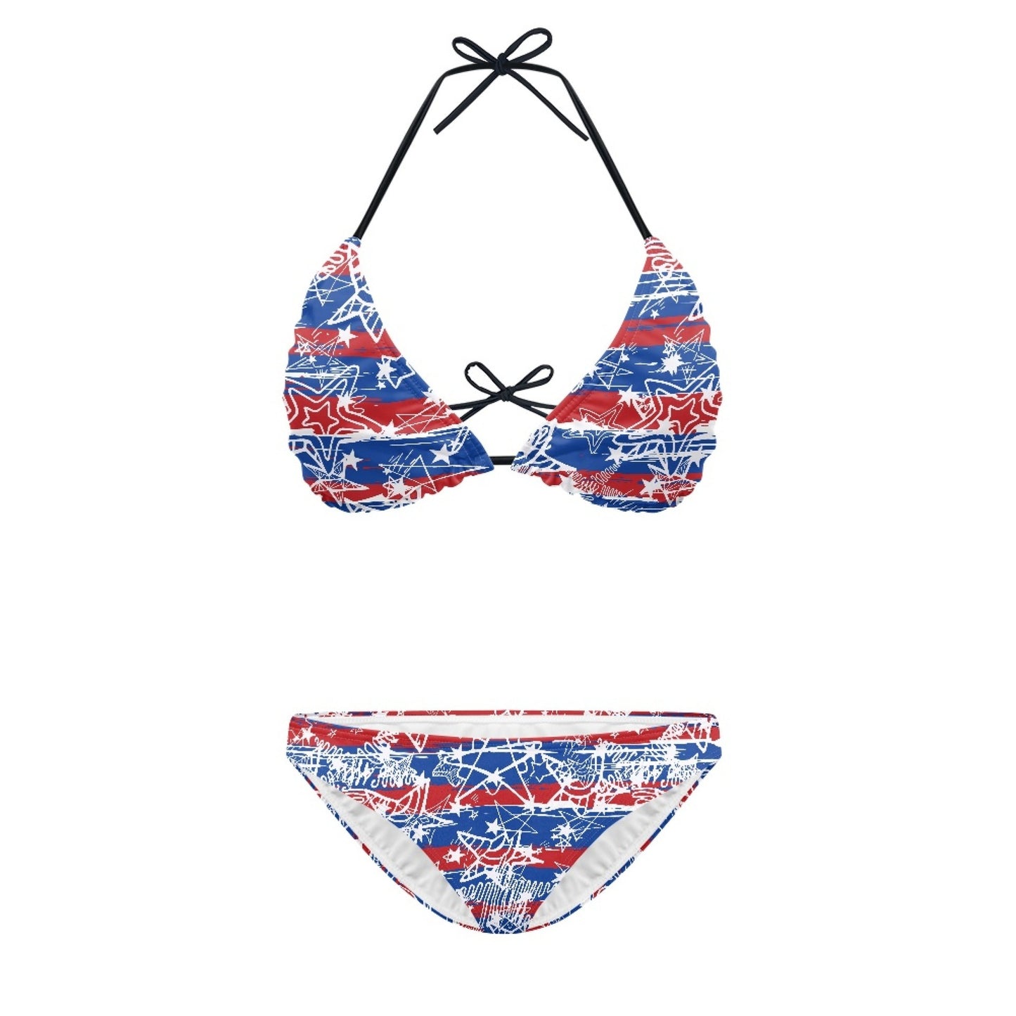 Assorted Women's Split Printed Swimsuit