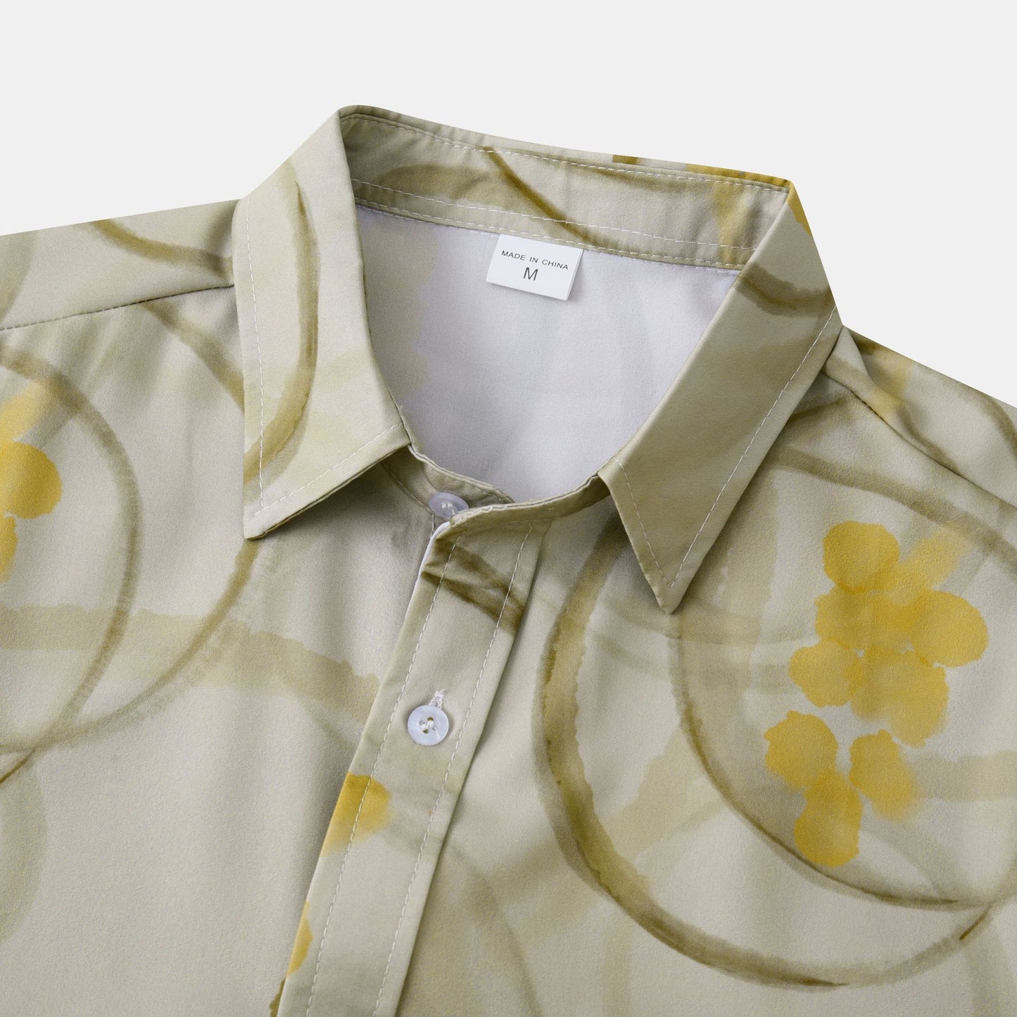 Printed Shirt Men's Loose Printed Shirt