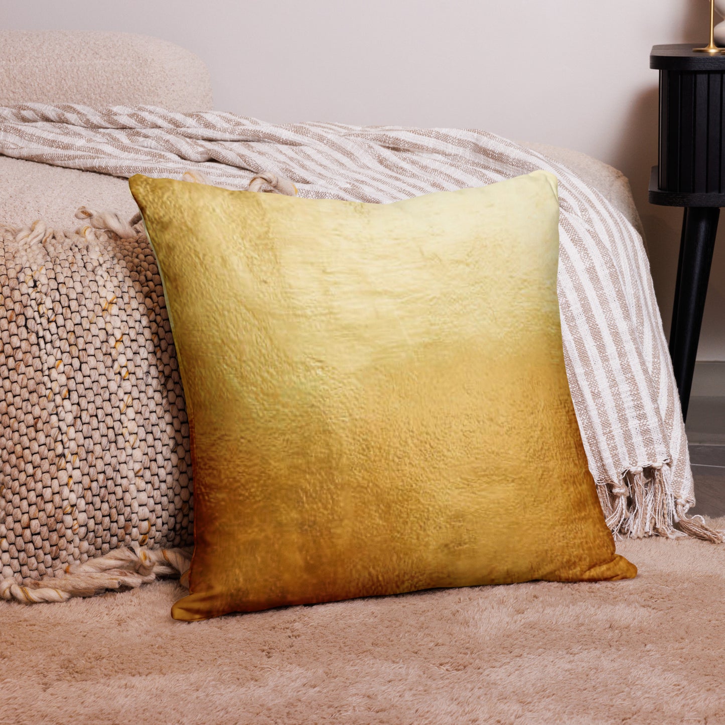 Golden Hue Basic Pillow