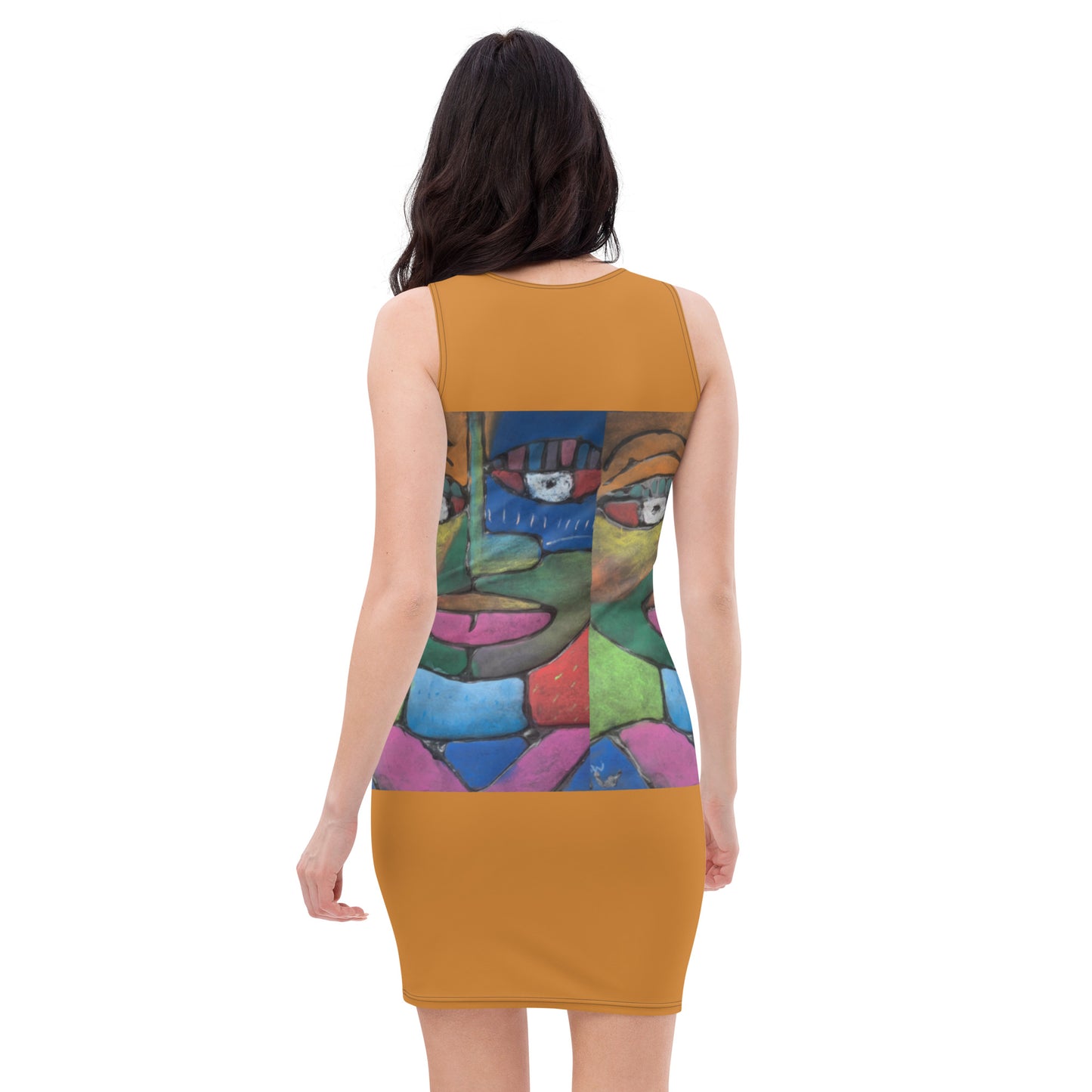 Marc- Anthony Collection Brown Bodycon dress