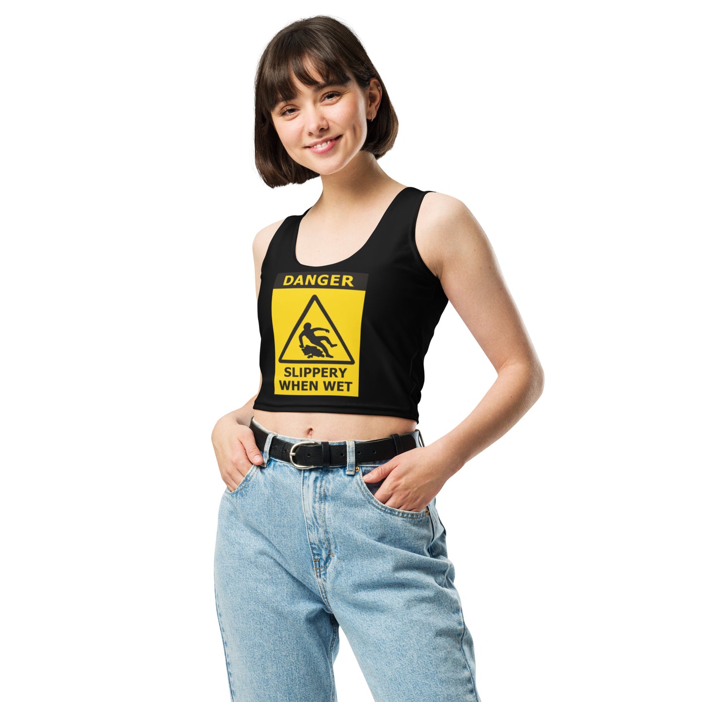 Slippery When Wet Crop Top