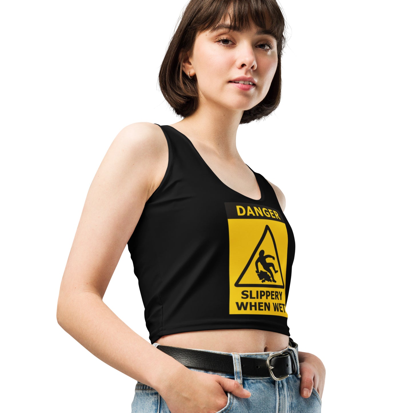 Slippery When Wet Crop Top