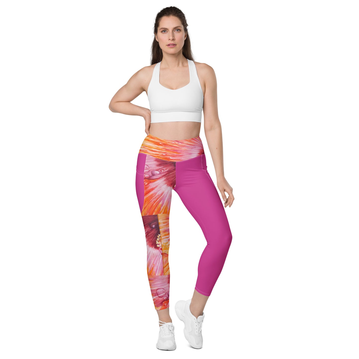 Hibiscus Leggings with pockets