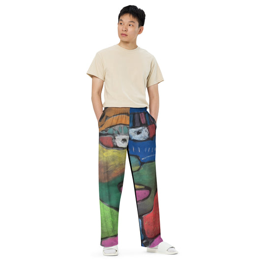 Marc-Anthony Collection print unisex wide-leg pants