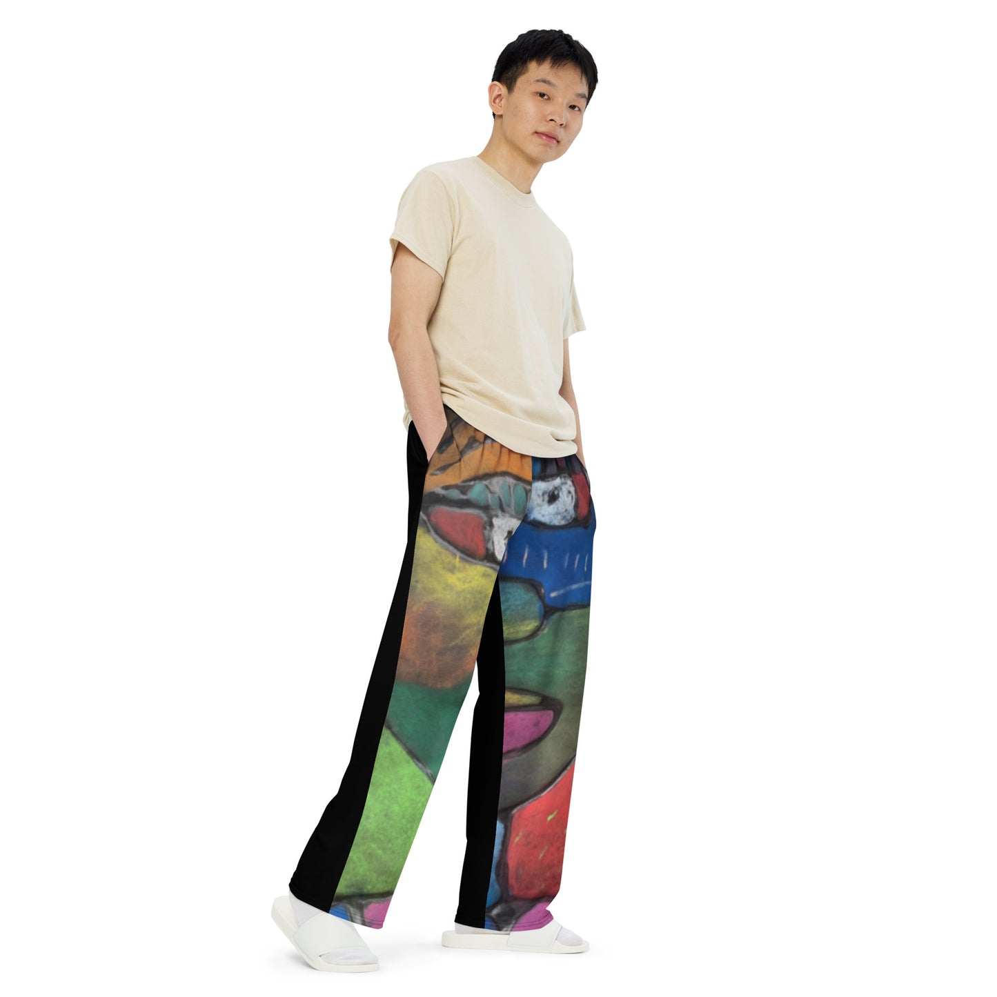 Marc-Anthony Collection print unisex wide-leg pants