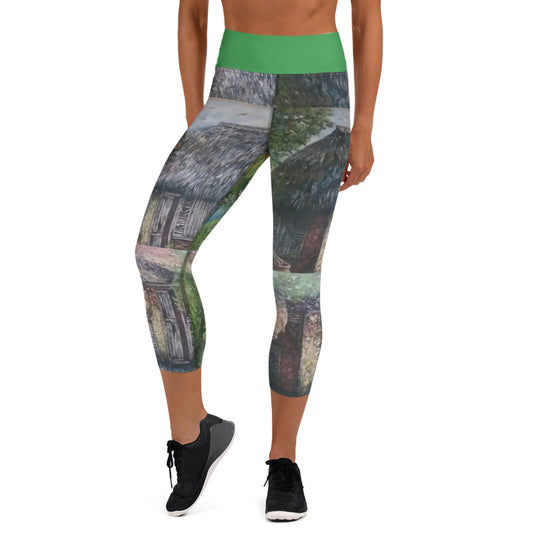 Wattle and Daub Yoga Capri Leggings