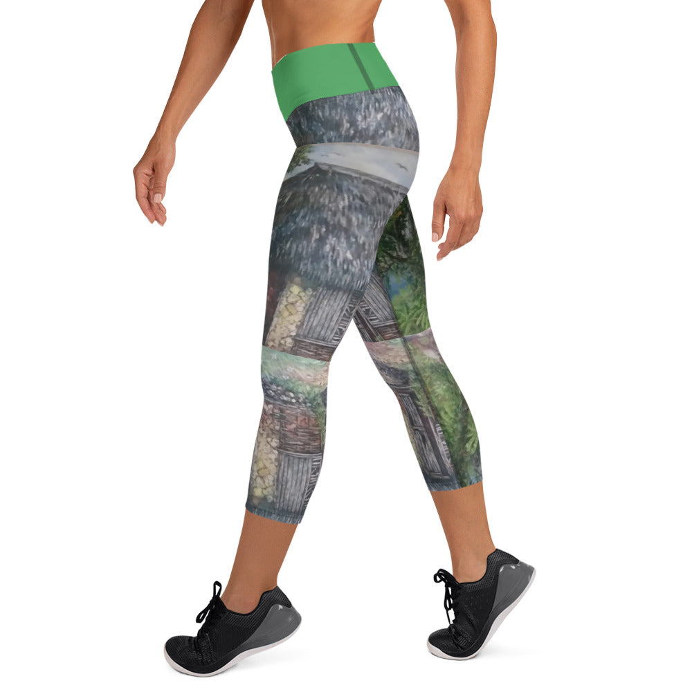 Wattle and Daub Yoga Capri Leggings