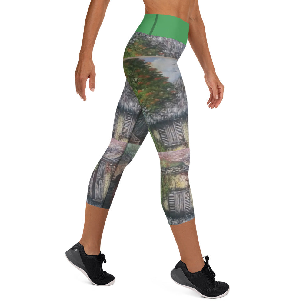 Wattle and Daub Yoga Capri Leggings