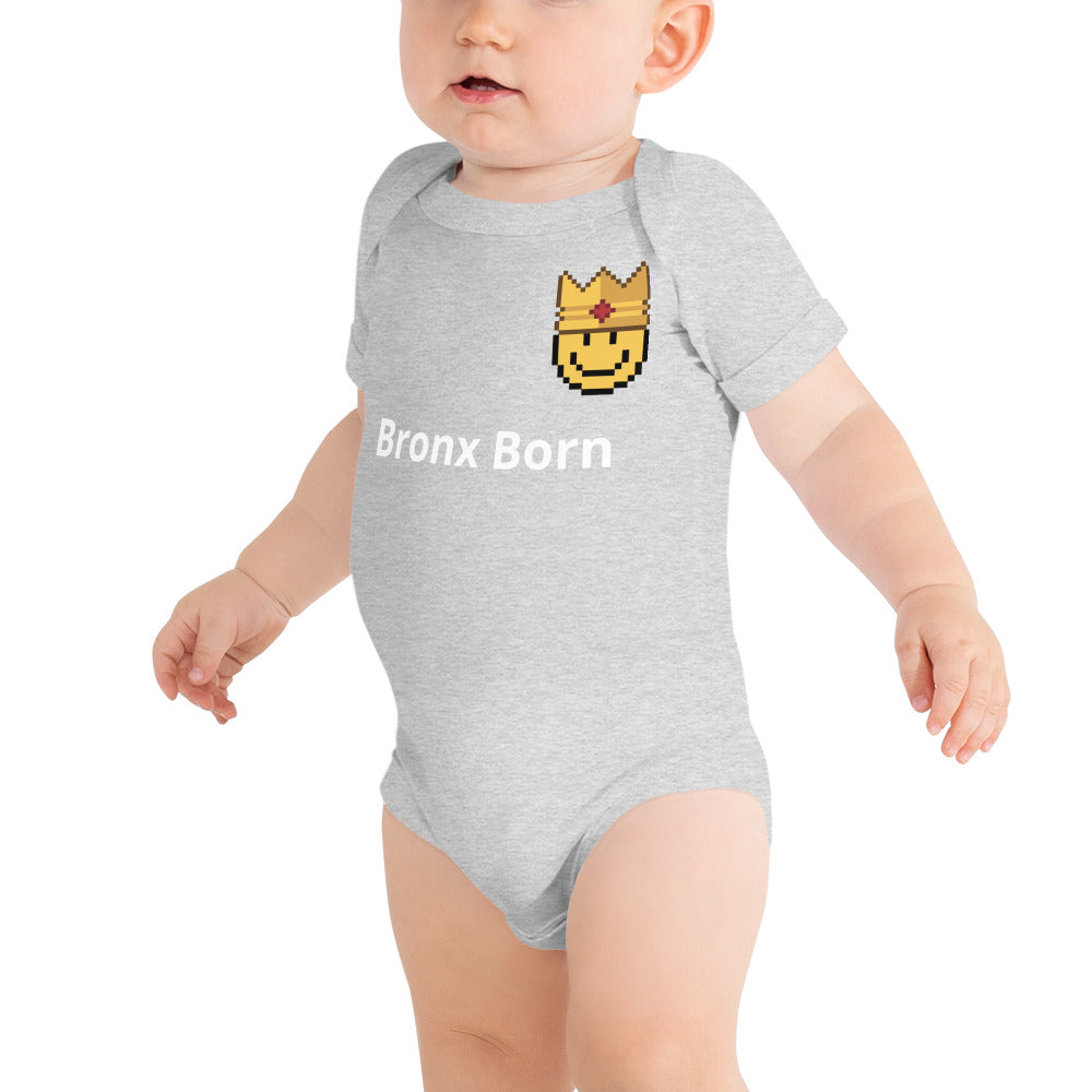 Short sleeve baby one piece: Bronx Born