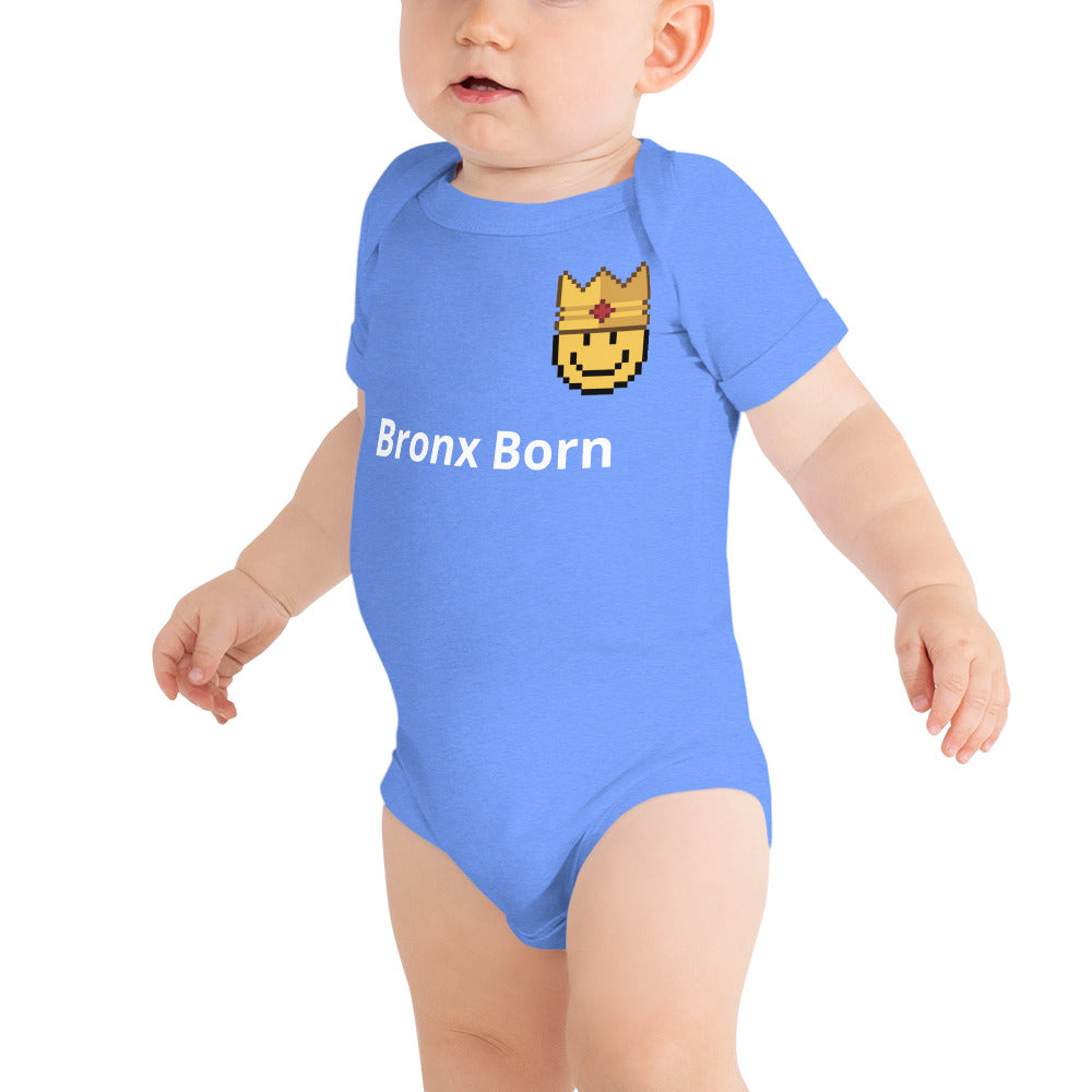 Short sleeve baby one piece: Bronx Born