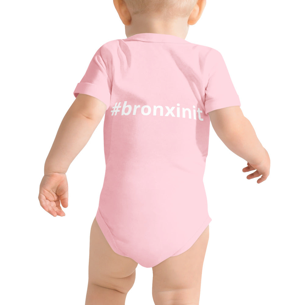 Short sleeve baby one piece: Bronx Born