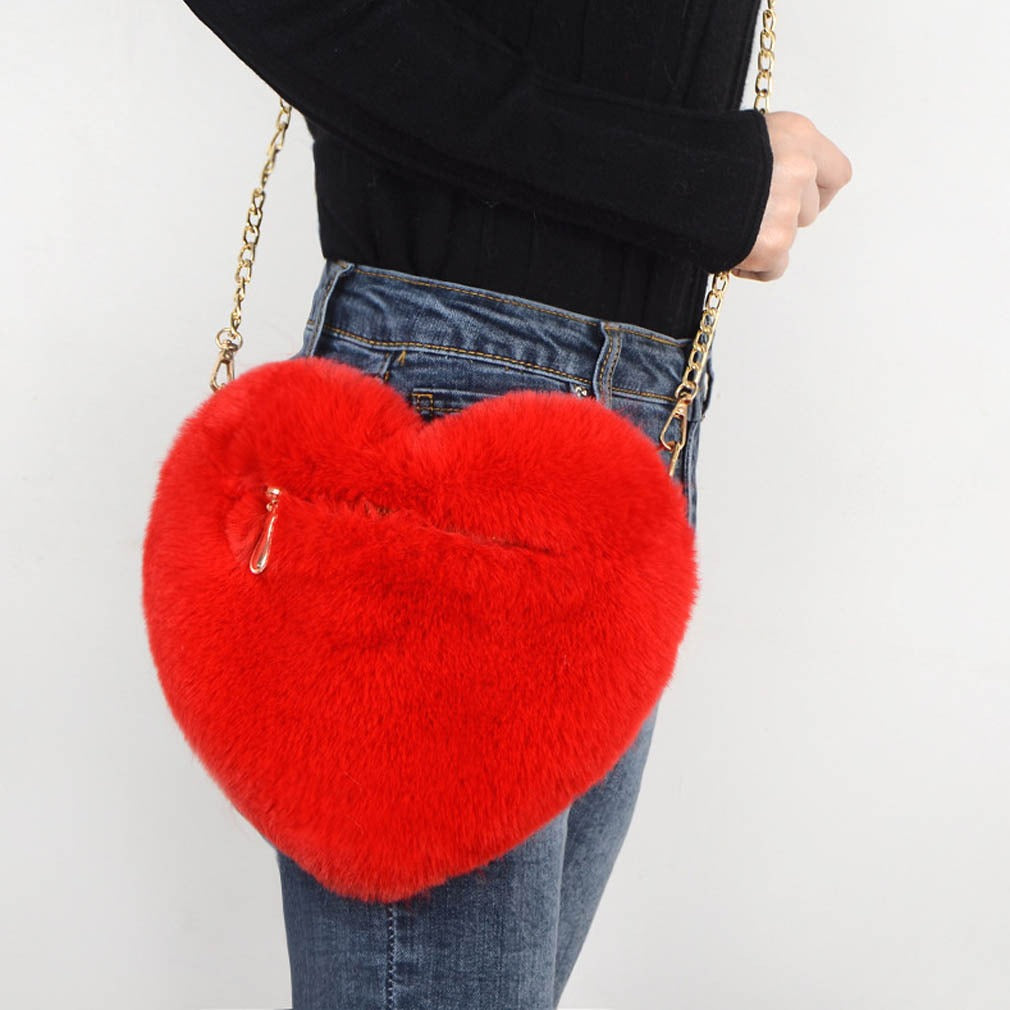 Plush Love Chain Shoulder Bags For Women