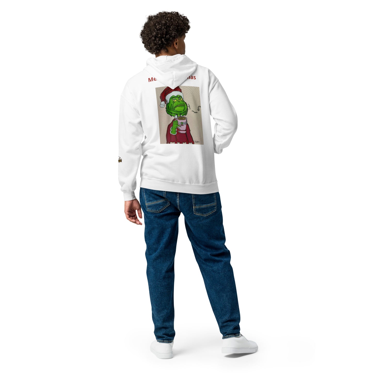 Merry Grinchmas Unisex Heavy Blend  Zip Hoodie