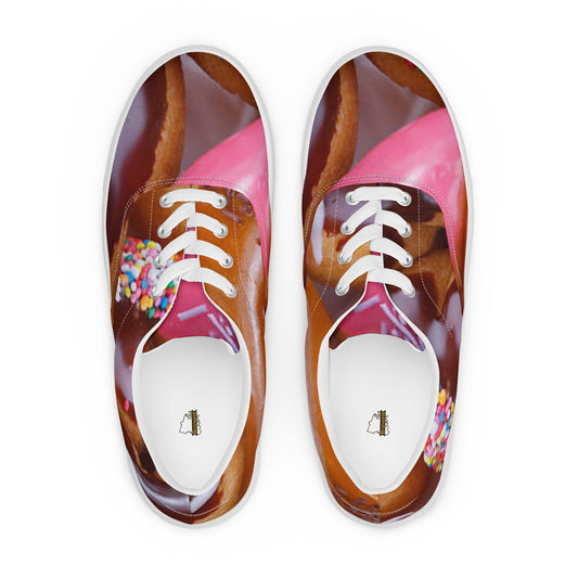 Donuts Women’s Lace-up Canvas Shoes