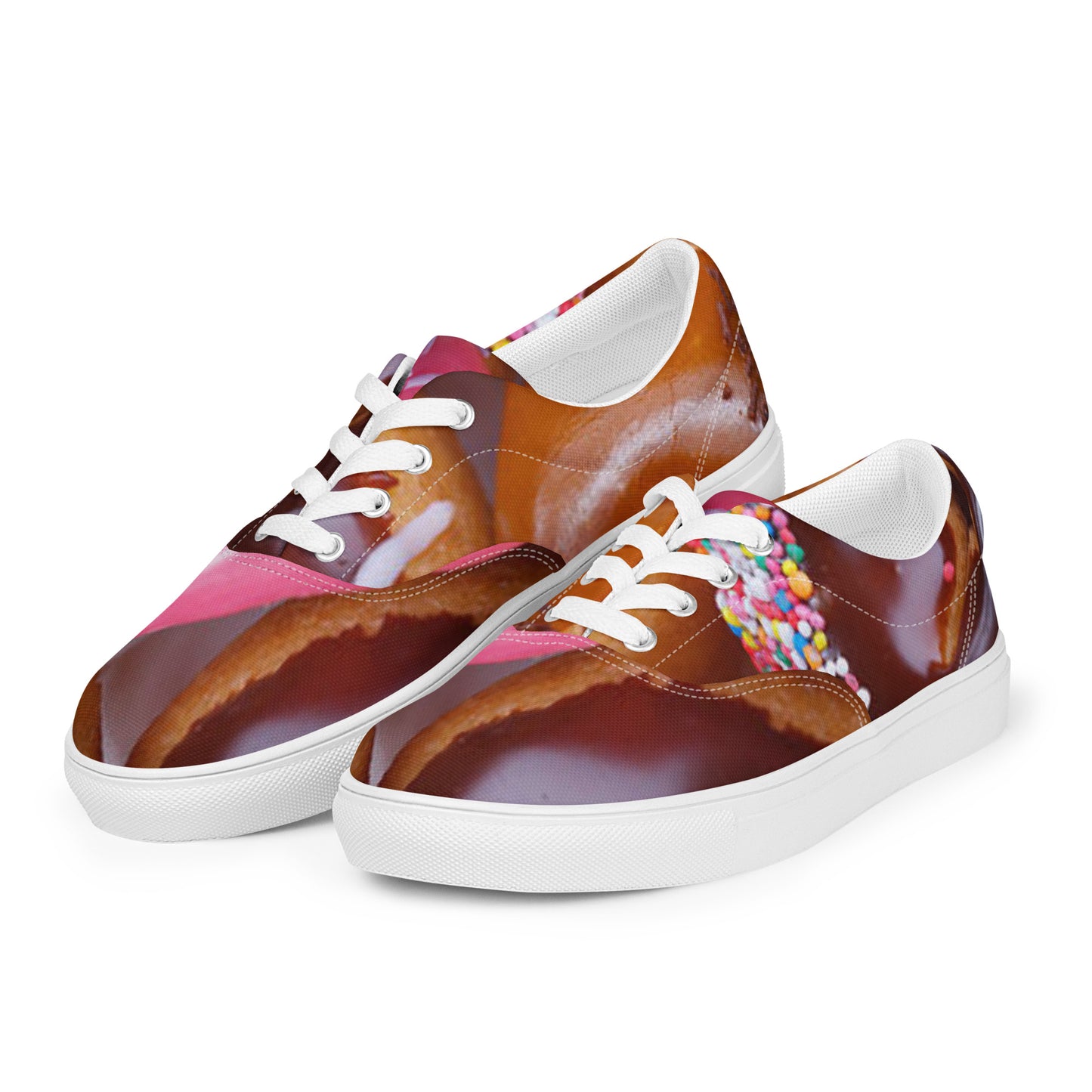 Donuts Women’s Lace-up Canvas Shoes