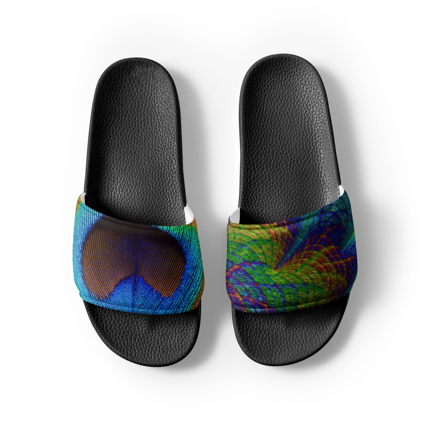 Peacock Print Women's slides