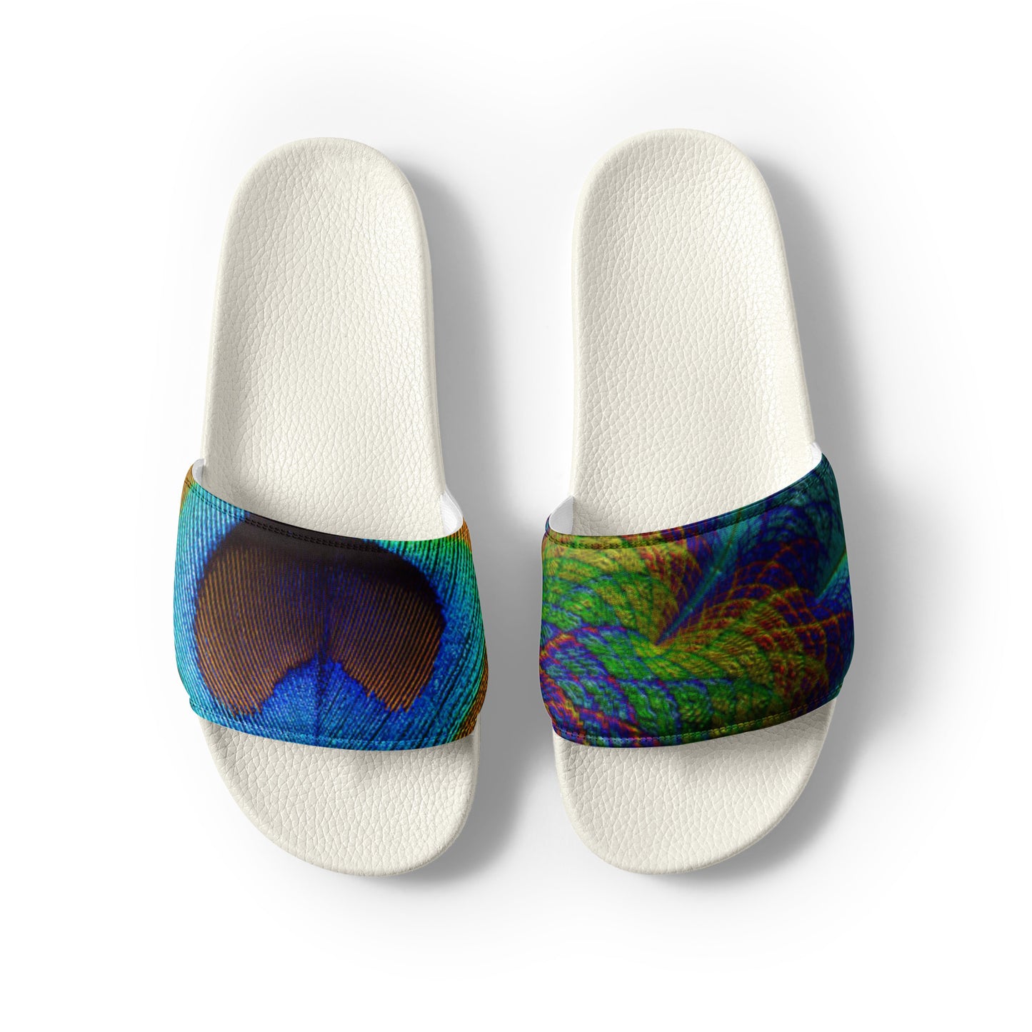 Peacock Print Women's slides