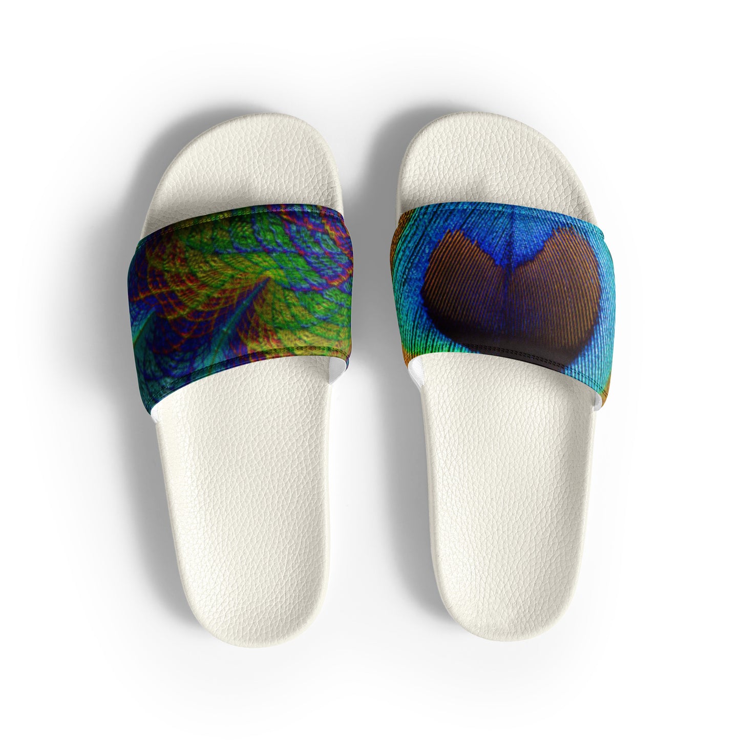 Peacock Print Women's slides